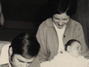 Karel a Hana Možíšovi s dcerou Gabrielou, narozenou 5.5.1972.